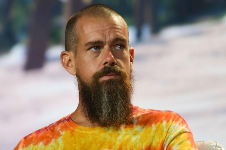 Twitter founder Jack Dorsey is no longer on Bluesky’s board. He revealed in an interview with Pirate Wires that it’s because his latest social media venture is “literally repeating all the mistakes [Twitter] made as a company.” AFP via Getty Images