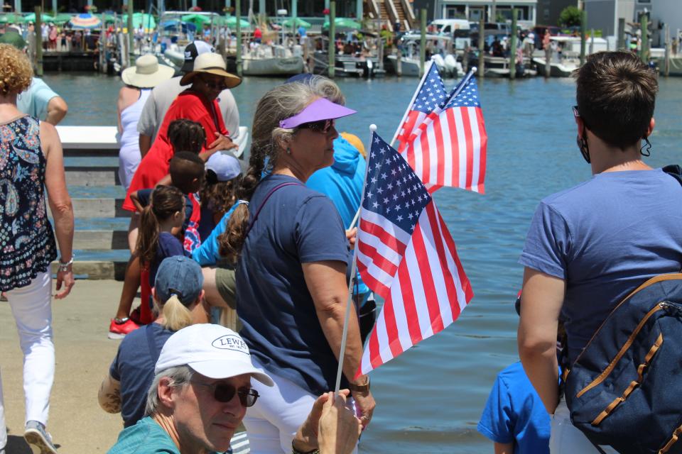 Scenes from July Fourth celebrations in Lewes, Delaware.