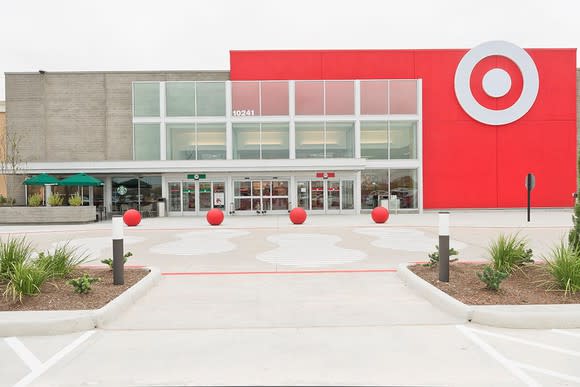 A Target storefront.