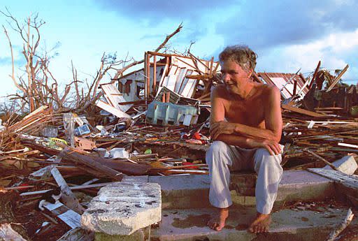 Destruction caused by Hurricane Andrew.(AP Photo)