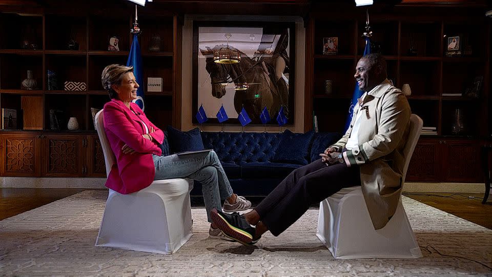 Idris Elba sat down with CNN's Becky Anderson in Abu Dhabi. - CNN