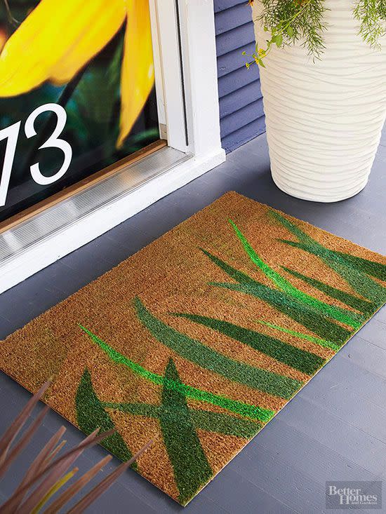 outdoor rug diy