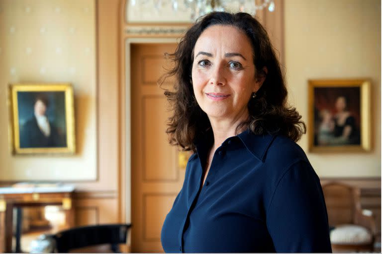 La alcaldesa de Amsterdam Femke Halsema