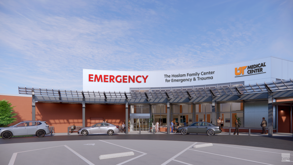 The University of Tennessee Medical Center's Emergency Department will be renamed The Haslam Family Center for Emergency & Trauma Services after a $10 million gift from the Haslam family.