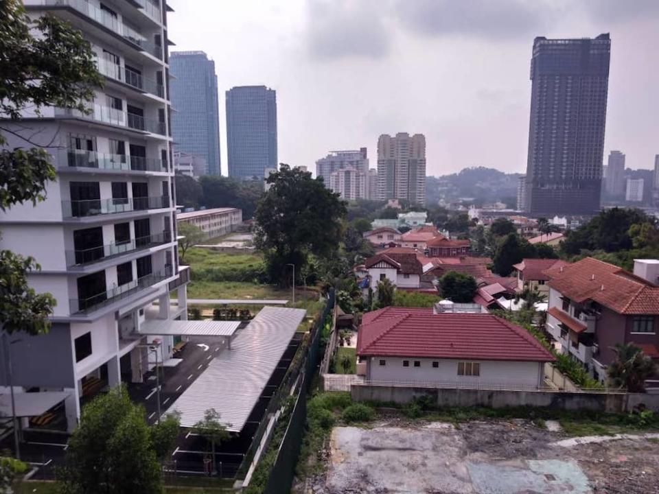 The 12-storey apartment building completed by SP Setia Bhd earlier this year. — Picture courtesy of Jalan Abdullah, Bangsar residents