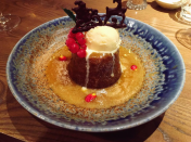 <p>For a rich indulgent pudding without the ‘Christmas’ part, you could serve up a classic sticky toffee pudding, jazzed up with some festive decoration. Another popular one is date and sticky toffee, if you’re feeling adventurous. [Photo: Instagram/harrysugiyama] </p>