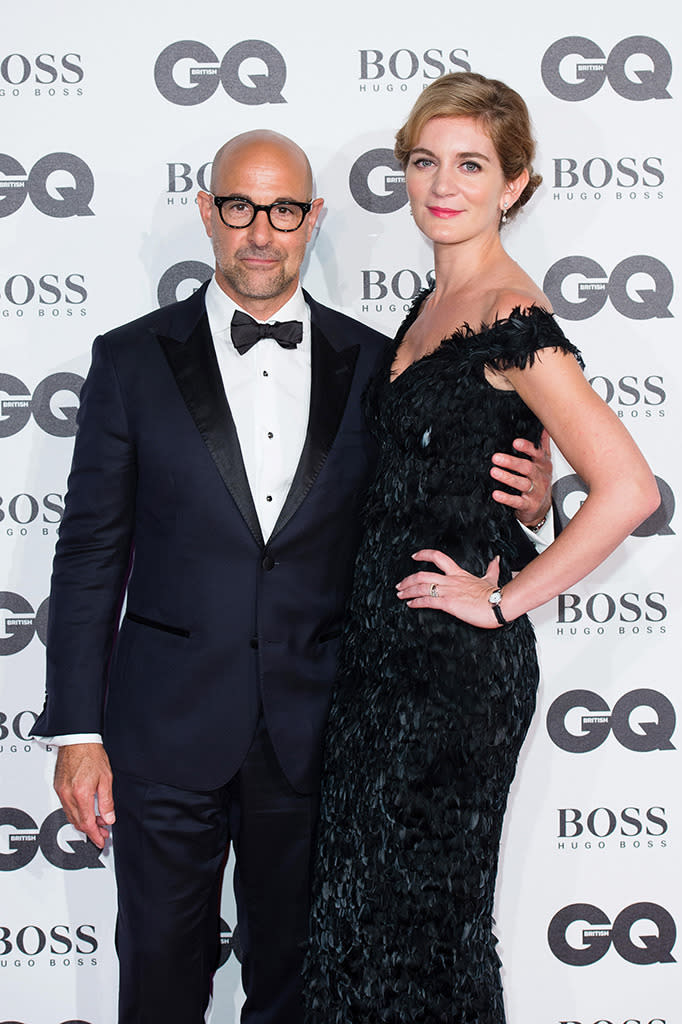 Stanley Tucci and Felicity Blunt