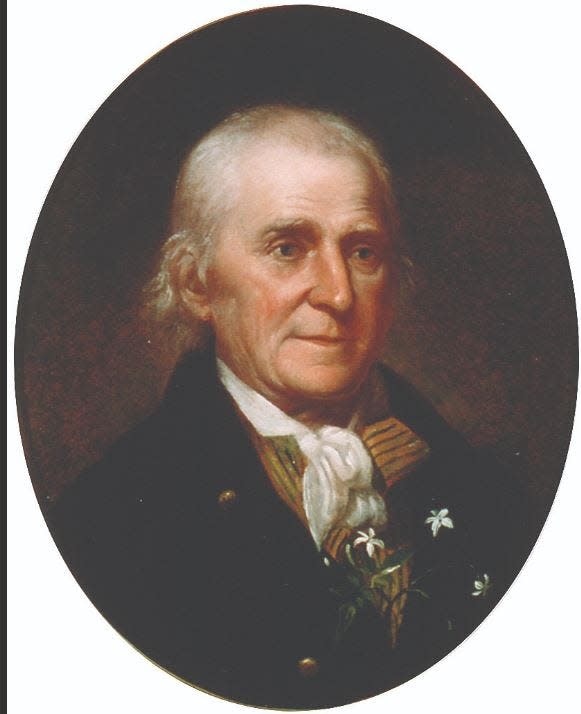 A painting of naturalist William Bartram by Charles W. Peale in 1808.