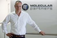 CEO Patrick Amstutz of Swiss biotechnology company Molecular Partners poses in Schlieren