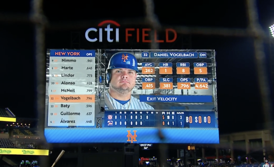 The Citi Field scoreboard might be visible from space.