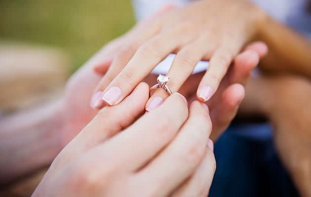 Her boyfriend has proposed but said he can't accept her son. Photo: Getty