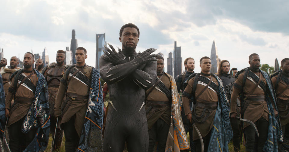 T'Challa leading an army