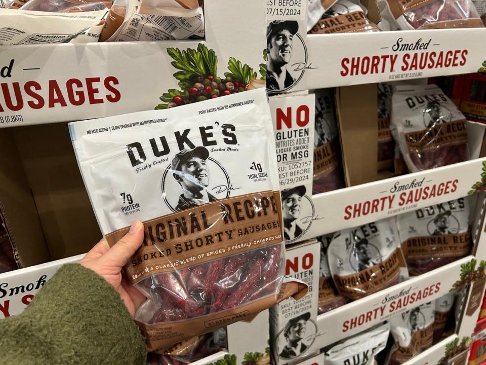 Duke's Smoked Shorty Sausages at Costco