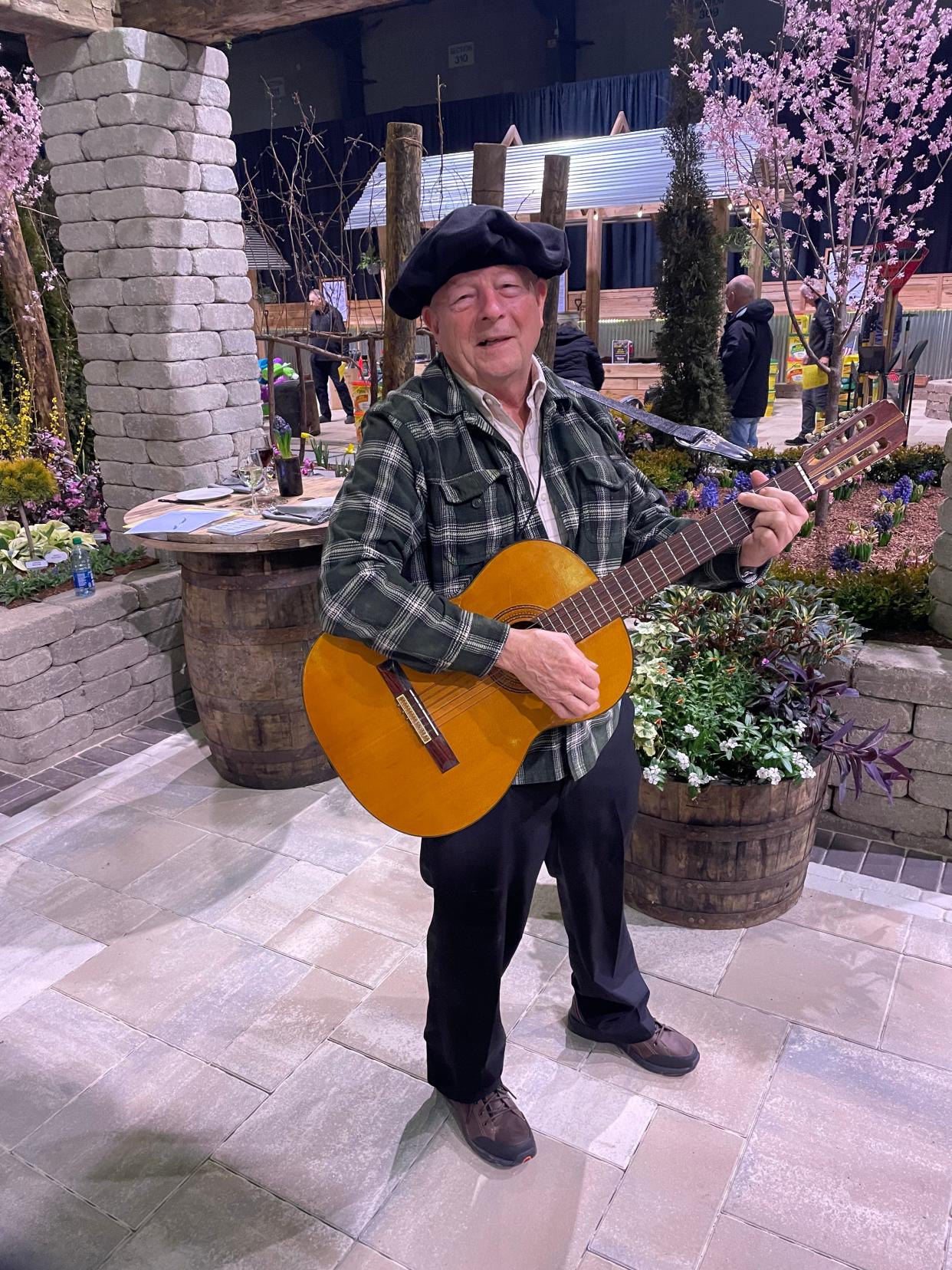 Roger Seely Sr., who has participated in the Spring Dispatch Home & Garden Show for more than 50 years, loves to have fun at the shows and has dressed up as dozens of characters including Elvis Presley, Johnny Cash and Monet. He is owner of Seely's Landscape Nursery.