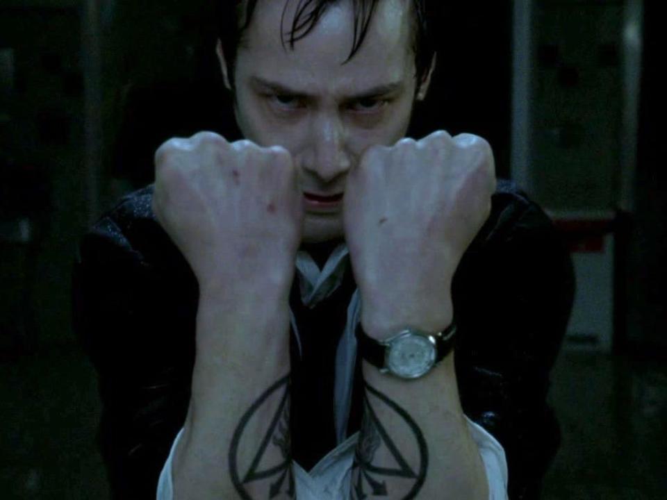 Keanu Reeves as John Constantine in "Constantine."