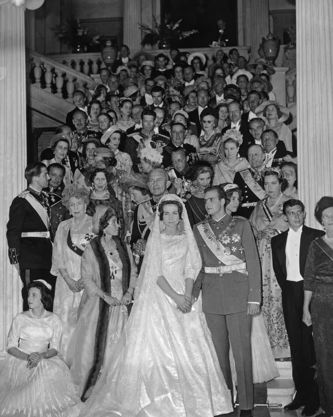 Boda rey Juan Carlos y reina Sofía