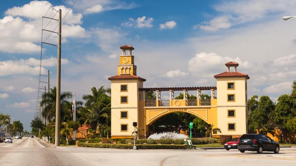 "Monument of Hialeah, Miami, Florida, USA".