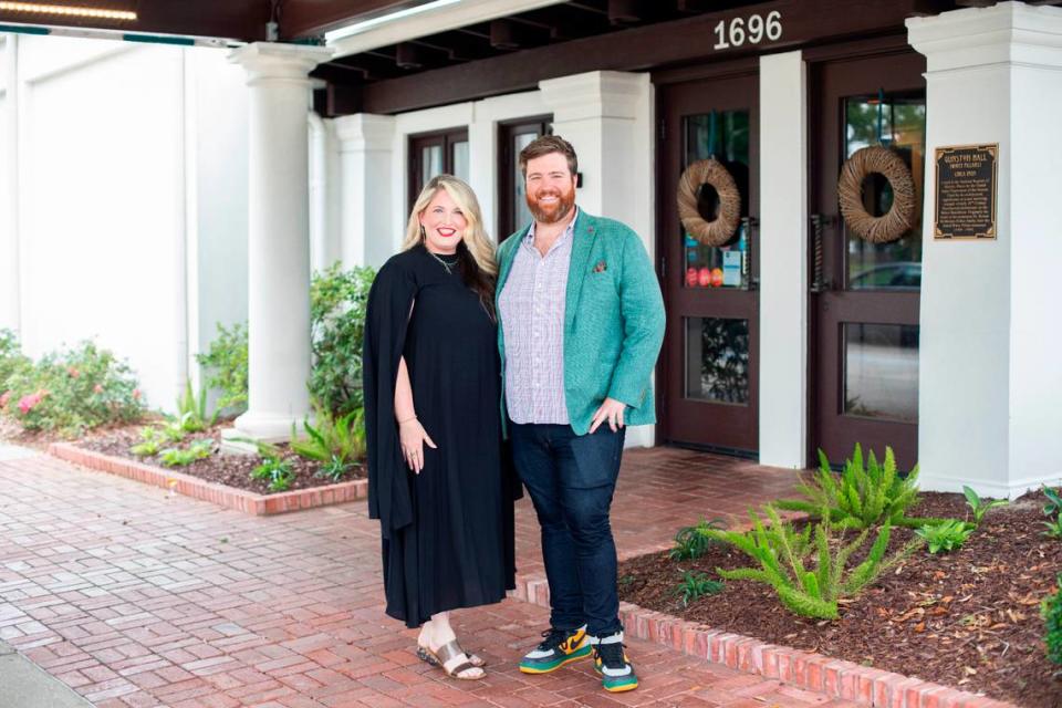 Austin and Tresse Sumrall on White Pillars Restaurant & Lounge in Biloxi. Austin Sumrall won an episode of “Alex vs. America” on Food Network.