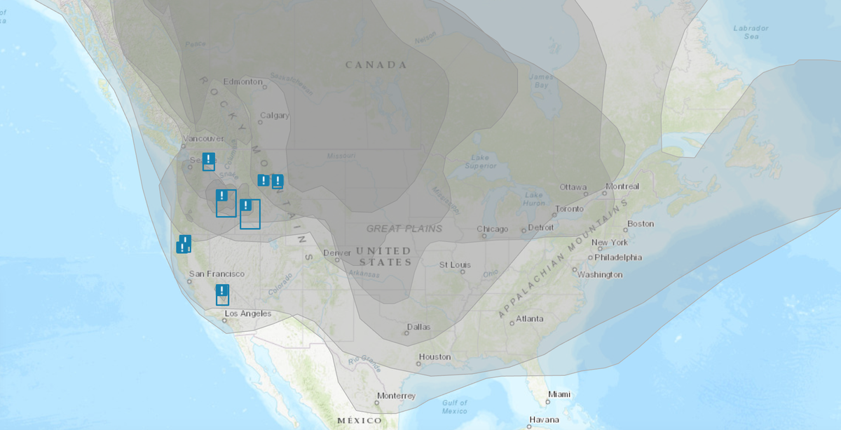 Smoke plume predictions show northern parts of the United States impacted by Canadian wildfires (Airnow.gov)