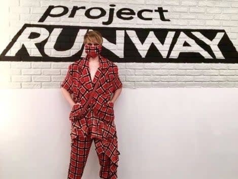 Kovid Kapoor’s ‘Head To Toe’ look on Project Runway season 19 (Instagram / @kovid.kpr)