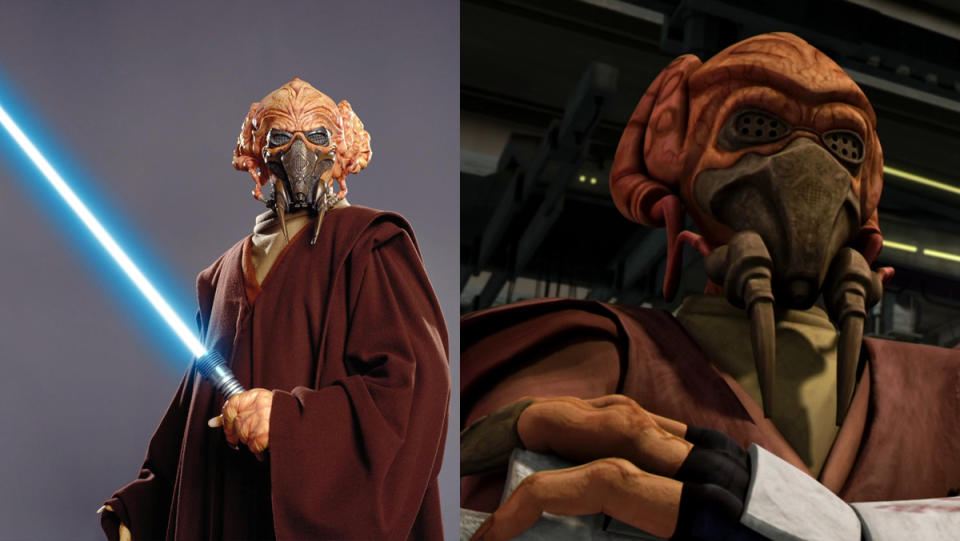 Plo Koon, the Kel Dor Jedi Master of the Clone Wars era.