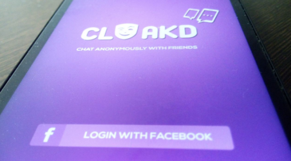 Now Chat Anonymously With Your Facebook Friends Using Cloakd (Review) image Cloakd Android App review 600x333