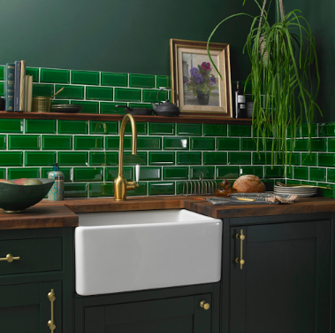 Country kitchens ideas: Go green