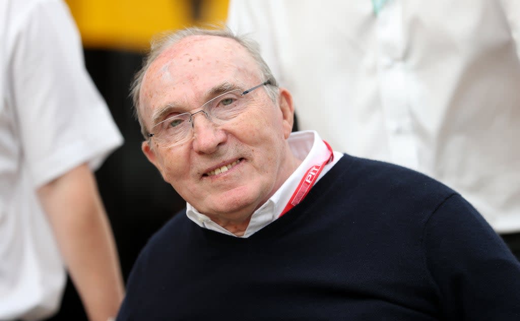 Sir Frank Williams has died aged 79 (David Davies/PA) (PA Archive)