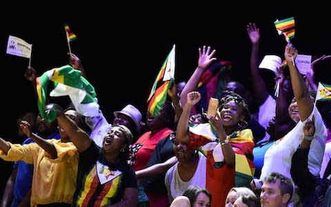 Zimbabwe's fans have been one of the revelations of the World Cup - Credit: getty images