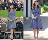 <p>Kate wore this Michael Kors coat dress to ANZAC Day ceremonies in April 2014 and the opening of the Magic Garden at Hampton Court in May 2016. </p>