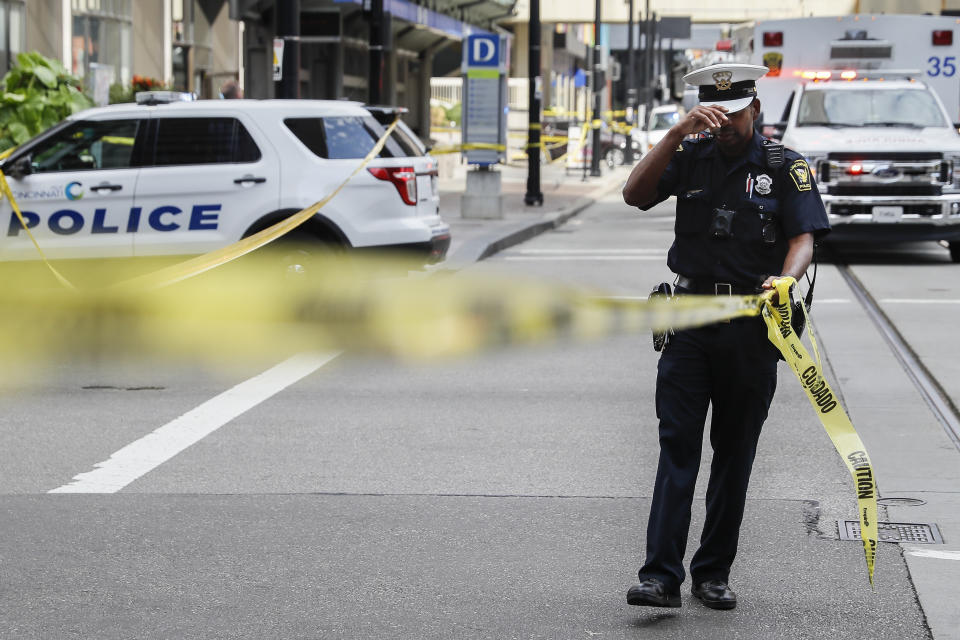 Deadly shooting at bank building in Cincinnati