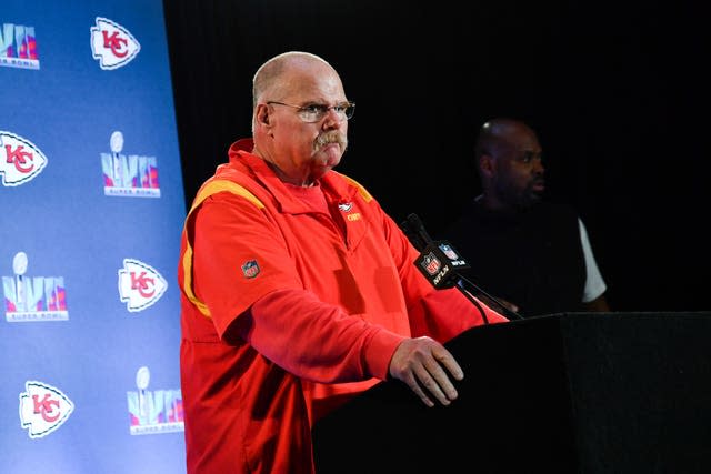 Kansas City Chiefs head coach Andy Reid