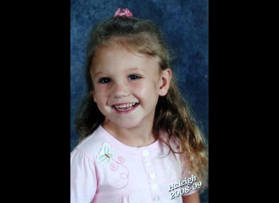 This photo released by the Putnam County Sheriff's Office shows Haleigh Cummings, 5, of Satsuma, Fla. Haleigh was last seen at home in the early-morning hours of Feb. 10, 2009. She was reported missing about 3:45 a.m. by Misty Croslin, the then-girlfriend of Haleigh's father, Ronald Cummings. Croslin told police she discovered Haleigh was missing when she woke up to use the bathroom.   Law enforcement as well as private search-and-recovery groups have conducted multiple searches for Haleigh, but no sign of her has been found.  Authorities have not named any suspects in the case; however, they say they have not ruled anyone out. 