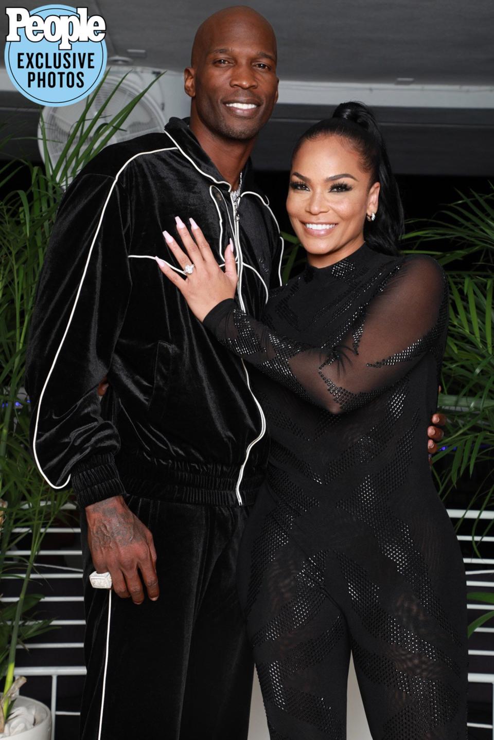 Sharelle Rosado and Chad “Ocho Cinco” Johnson Engagement. Photo Credit – Erick Robinson