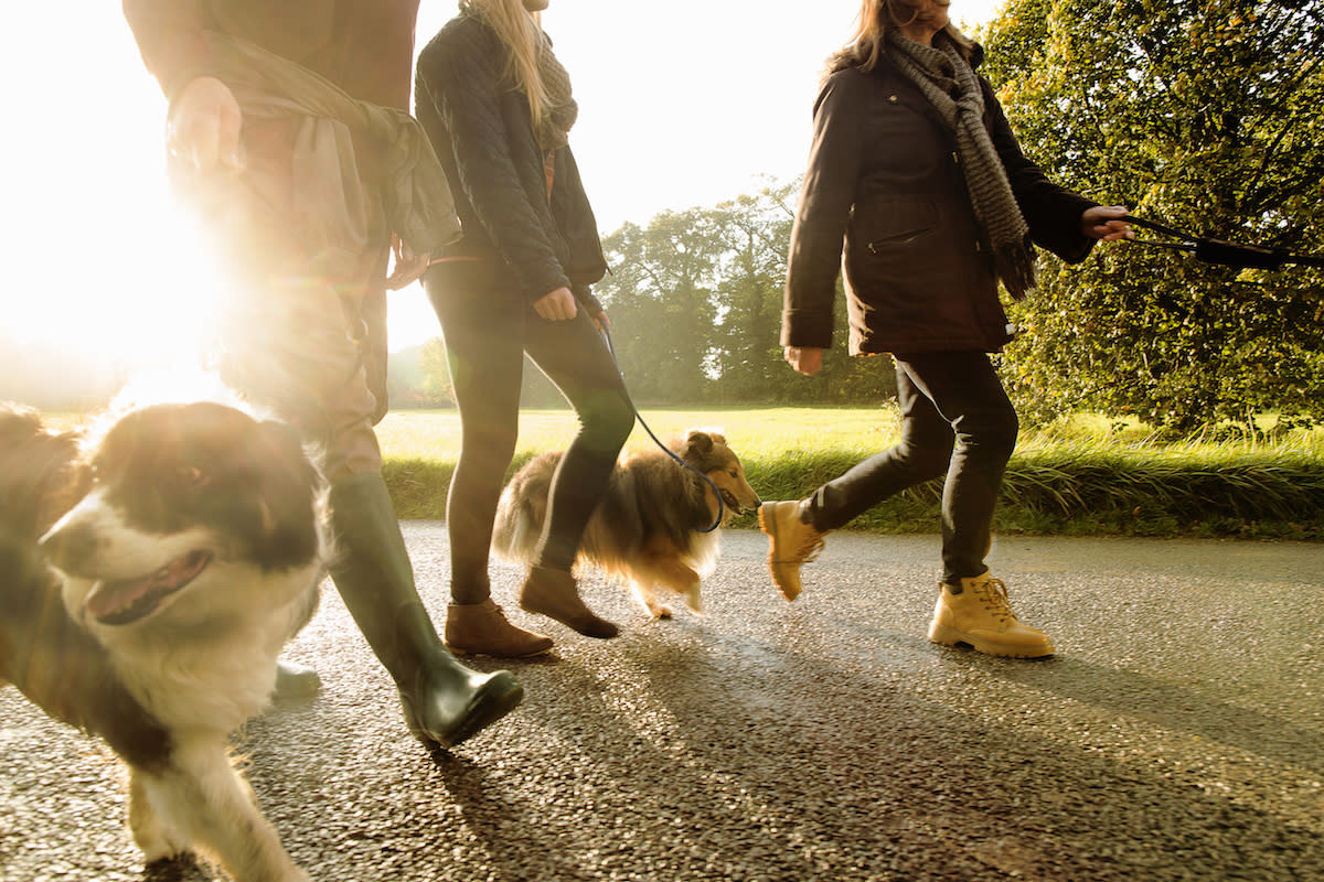 Walking with your family can do wonders. (Photo: Getty Images)