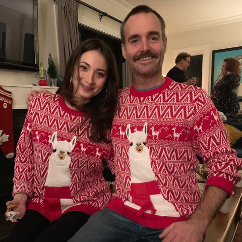 <p>Mary Steenburgen Instagram</p> Will Forte and Olivia Modling.
