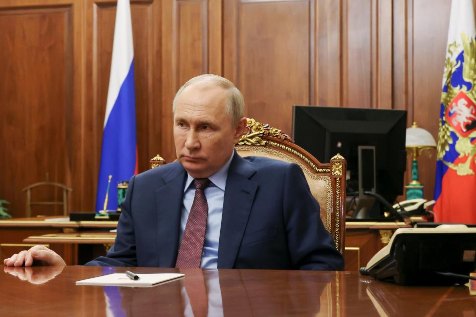Putin was unable to attend the summit in person because of an arrest warrant issued for him (Sputnik)