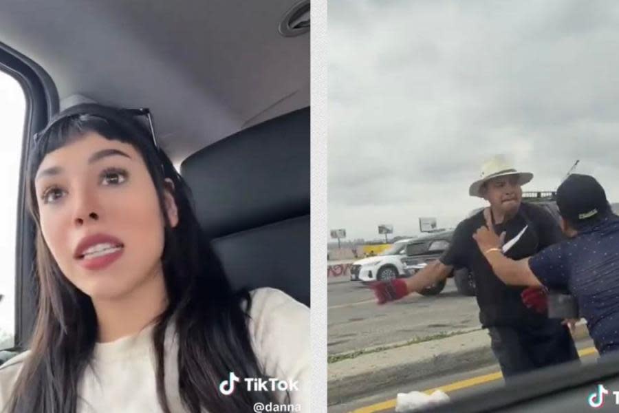 Danna Paola capta pelea en garita de San Ysidro rumbo a San Diego 