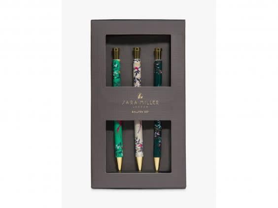 Stock up your pen pot with these floral patterned, ballpoint designs (John Lewis & Partners)