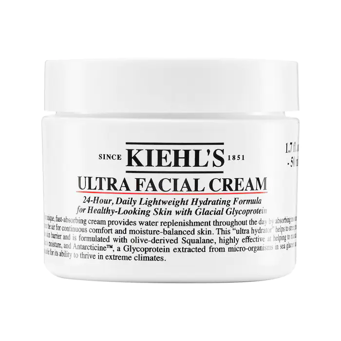 <p><a href="https://go.redirectingat.com?id=74968X1596630&url=https%3A%2F%2Fwww.sephora.com%2Fproduct%2Fultra-facial-cream-P421996&sref=https%3A%2F%2Fwww.goodhousekeeping.com%2Fbeauty%2Fanti-aging%2Fg41845575%2Fface-moisturizer-for-dry-skin%2F" rel="nofollow noopener" target="_blank" data-ylk="slk:Shop Now;elm:context_link;itc:0;sec:content-canvas" class="link ">Shop Now</a></p><p>Ultra Facial Cream</p><p>sephora.com</p><p>$39.00</p><span class="copyright">Kiehl's</span>