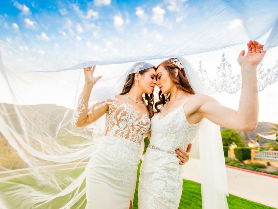 lgbtq couple brides