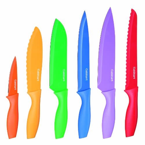 Juego de cuchillos multicolor Cuisinart de 12 piezas