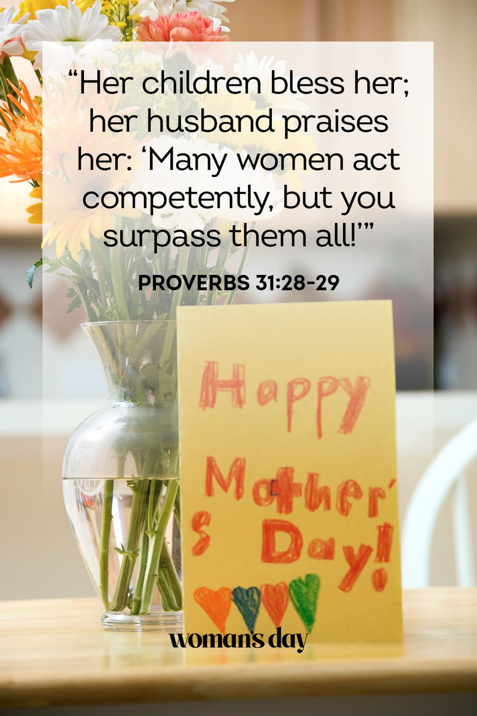 mothers day bible verses proverbs 31 28 29