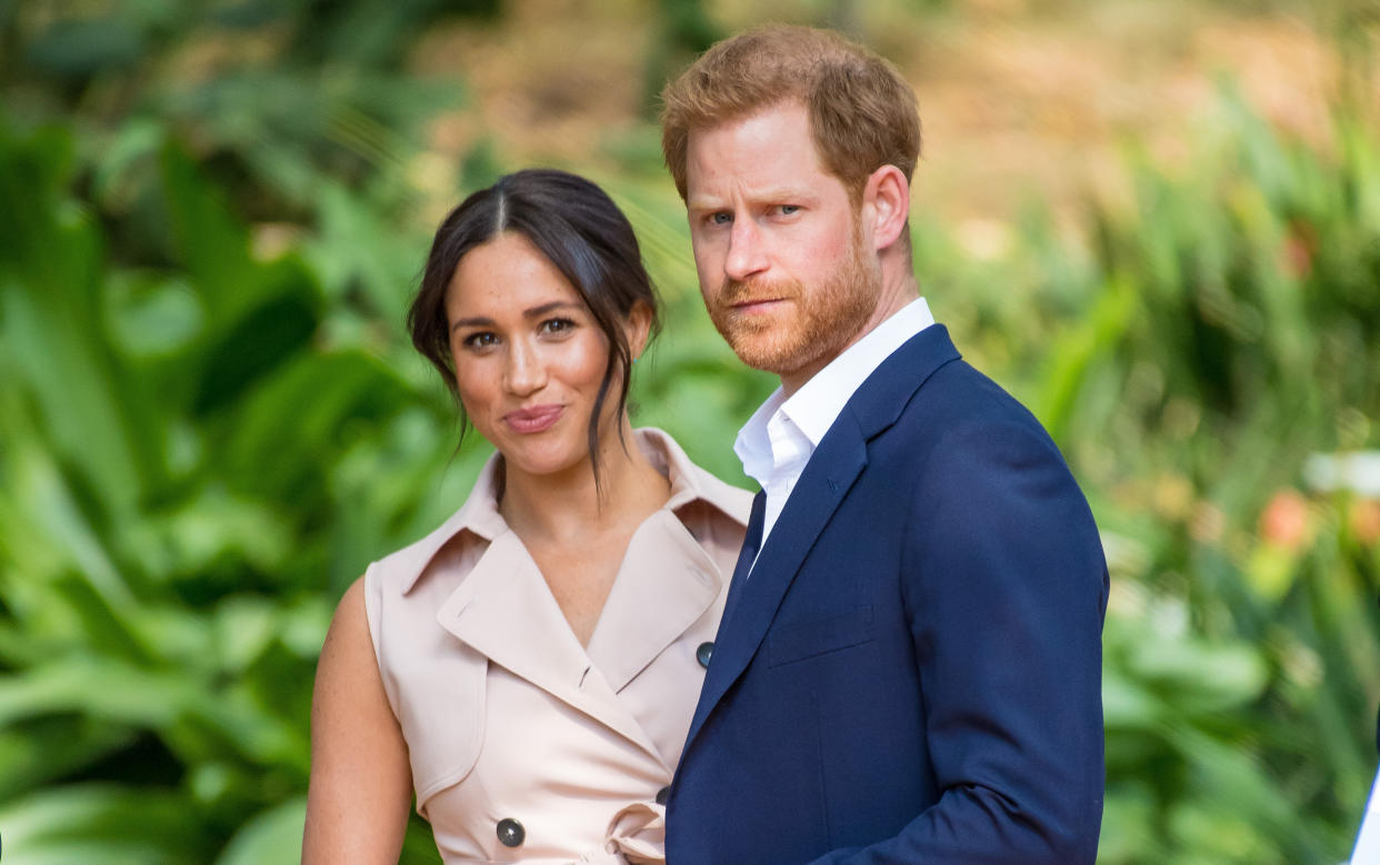 A new clip of Prince Harry and Meghan Markle, who�s pregnant with their second child after Archie, during their bombshell tell-all interview with Oprah Winfrey after quitting their Royal Job, shows Meghan, Duchess of Sussex finally feeling free and ready to talk about being blocked from having her voice by royal aides. The clip aired on CBS This Morning ahead of premiere on US network on Sunday night. (Photo by DPPA/Sipa USA)