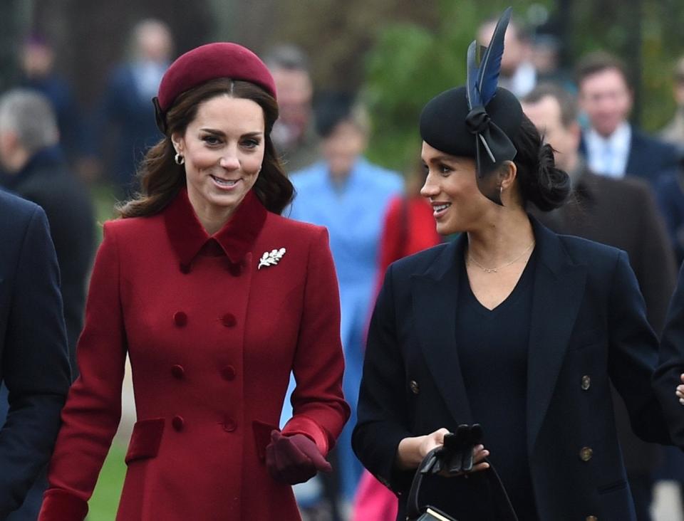 Kate Middleton and Meghan Markle (PA)