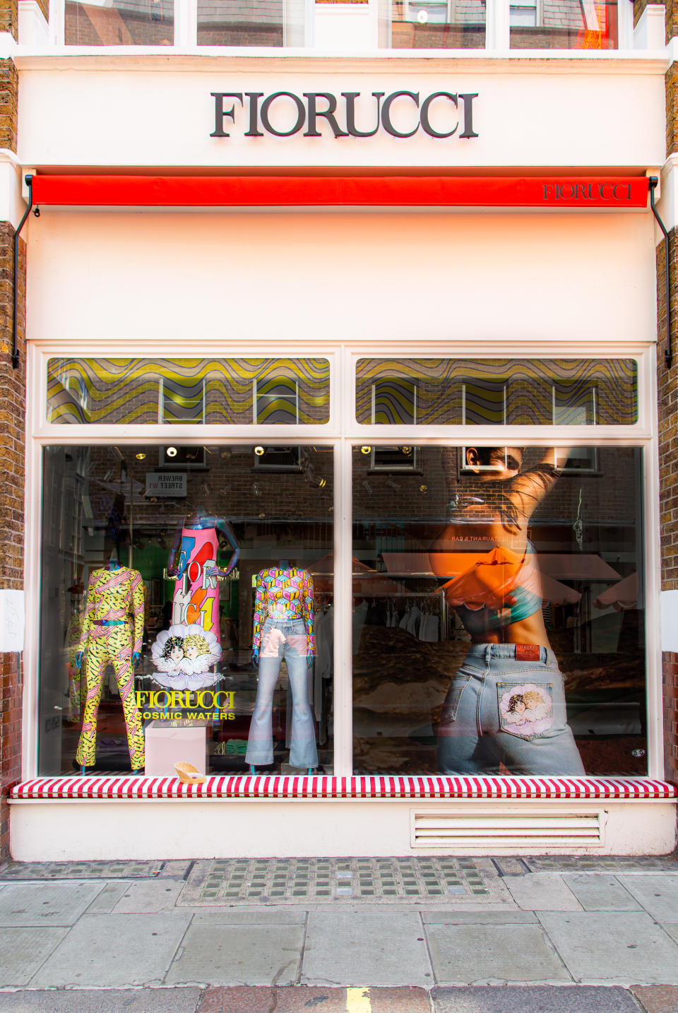 The window of Fiorucci’s Summer Series pop-up. - Credit: Mathias Falcone/Courtesy