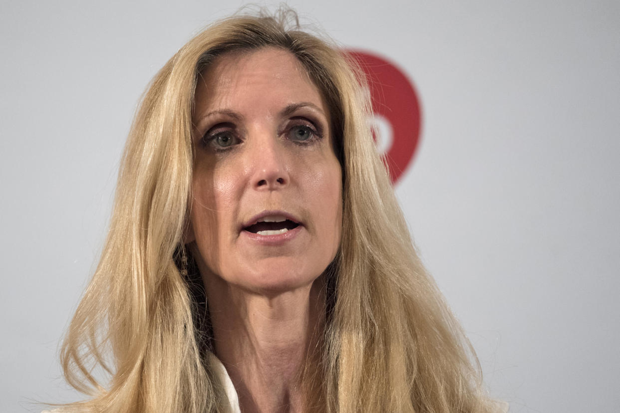 Ann Coulter in 2017. (Ronen Tivony / NurPhoto via Getty Images)