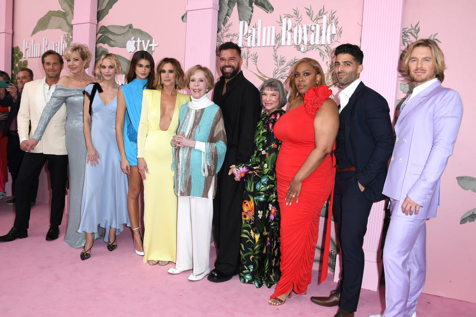 Cast photo at the premiere