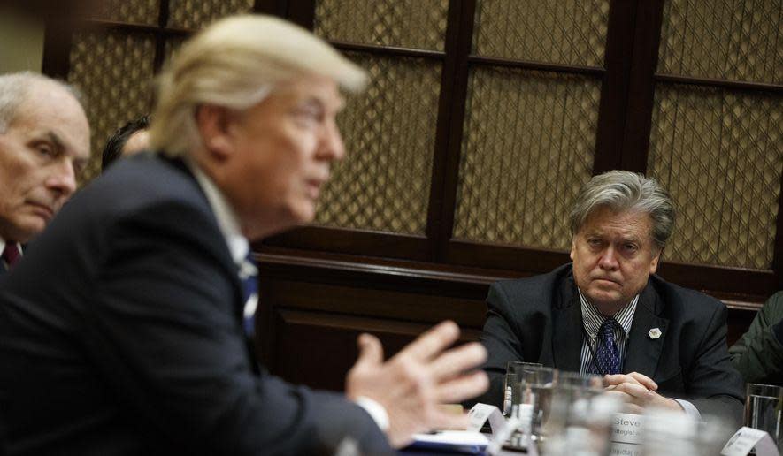 Mr Bannon will remain a very powerful influence outside of the West Wing: AP