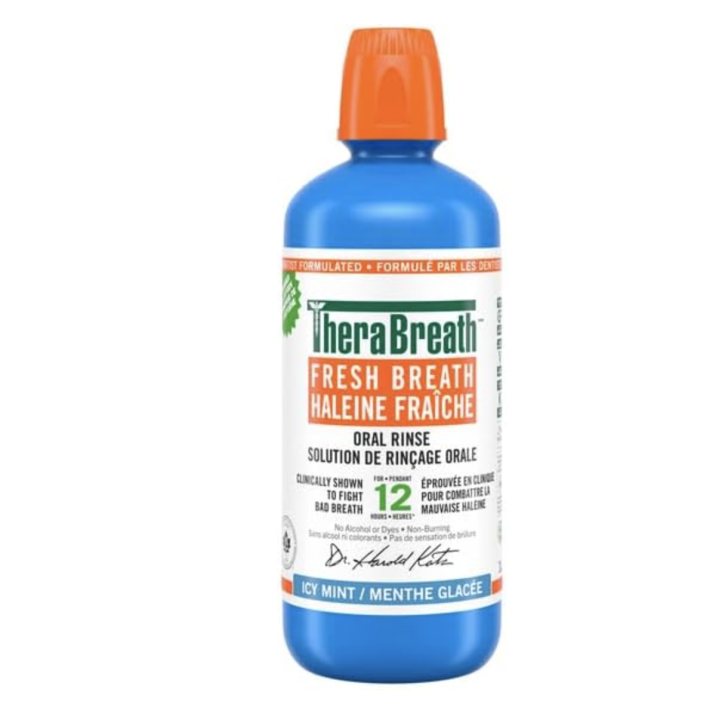 TheraBreath Fresh Breath Oral Rinse. (Image via Amazon Canada)